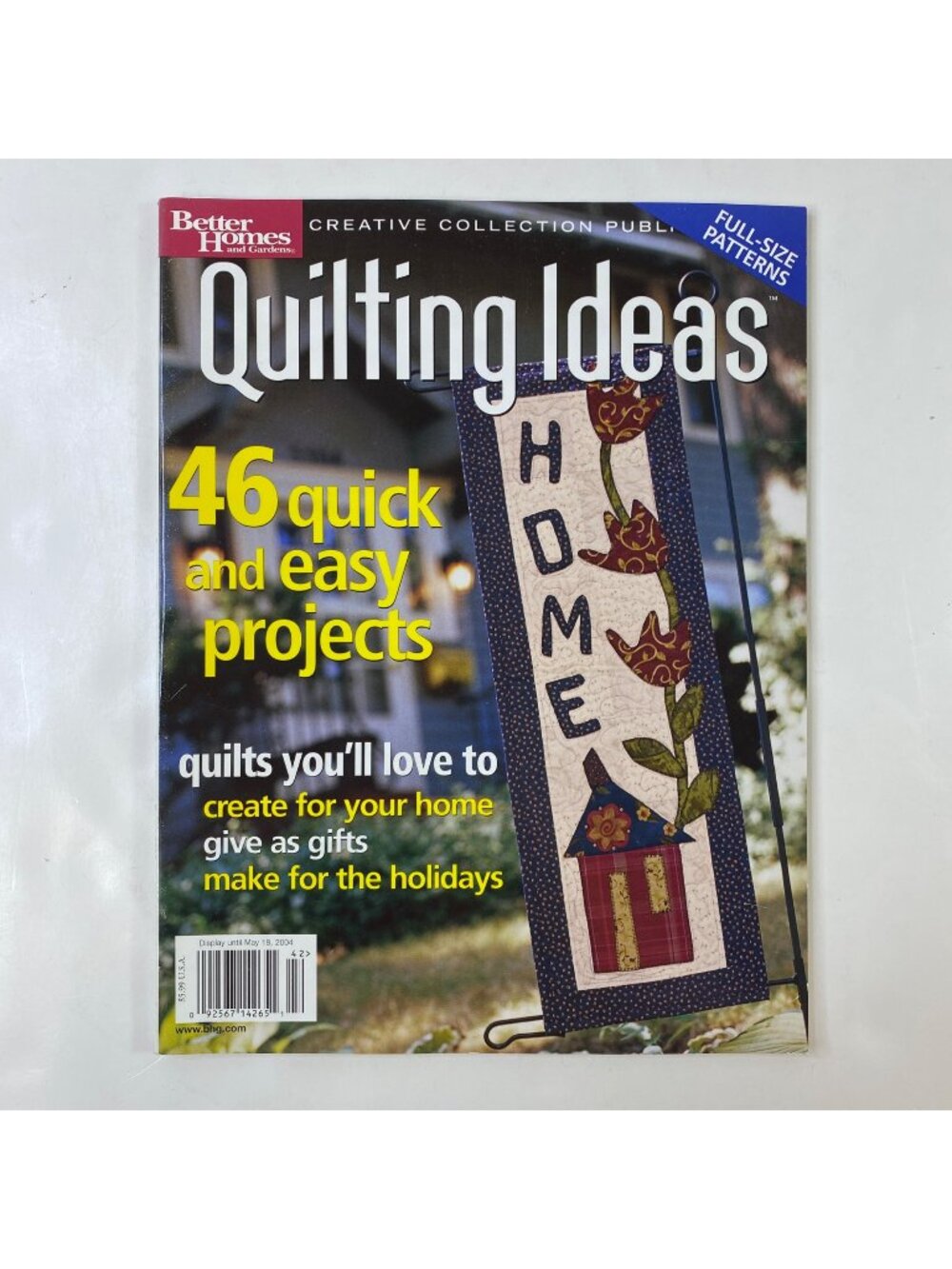 Better Homes & Gardens Quilting Ideas Magazine 2004 46 Quick Easy Projects Craft